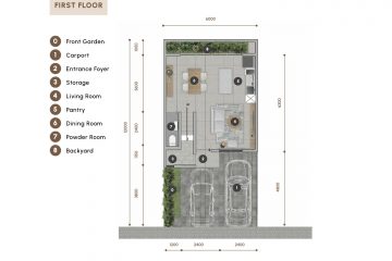 Cavana Lebak Bulus Layout 1st floor